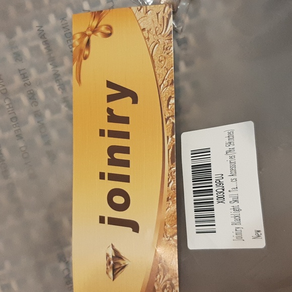 Joinery blacklight skull tapestry New - Picture 5 of 7